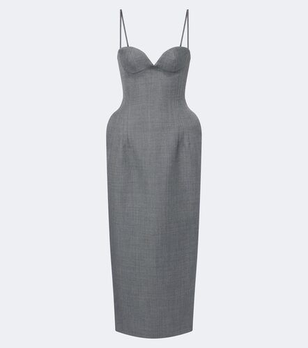 Robe de cocktail corset en laine - Magda Butrym - Modalova