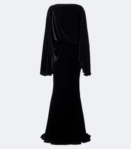 Robe longue Musidora en velours - Taller Marmo - Modalova