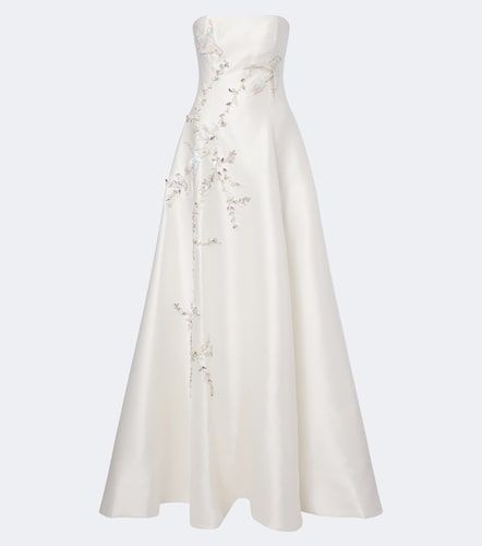 Robe longue de mariée bustier - Costarellos - Modalova
