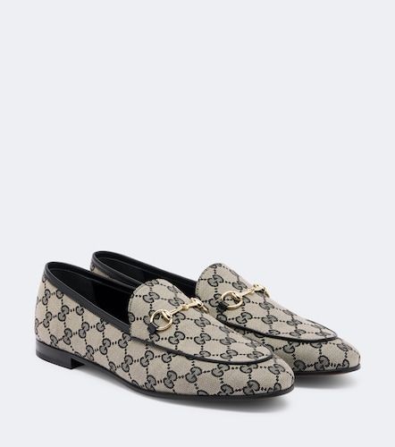 Mocassins Jordaan Horsebit en toile GG - Gucci - Modalova