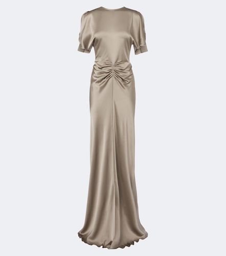 Robe longue Isabella en satin - Victoria Beckham - Modalova