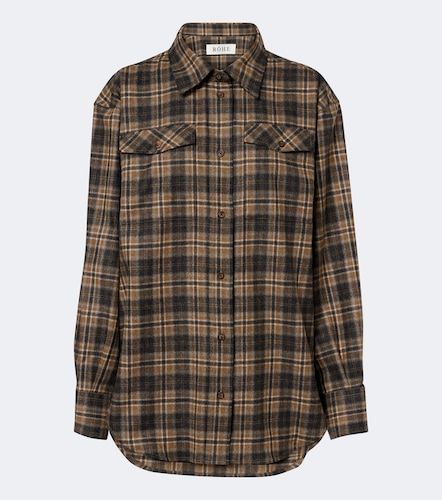 Róhe Surchemise en laine mélangée à motif tartan - Rohe - Modalova
