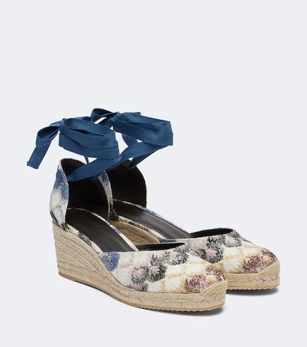 Espadrilles compensées Eva en lamé - Missoni - Modalova