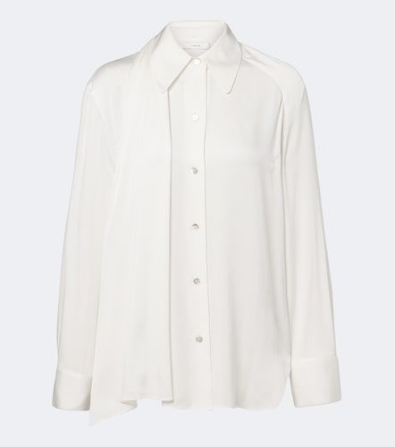 Blouse en satin de soie mélangée - Vince - Modalova
