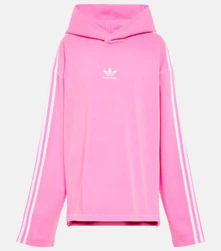 X Adidas – Sweat-shirt à capuche en coton à logo - Balenciaga - Modalova