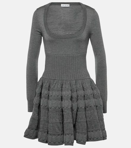 Alaïa Robe en laine mélangée - Alaia - Modalova