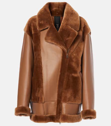 Blancha Veste en cuir et shearling - Blancha - Modalova