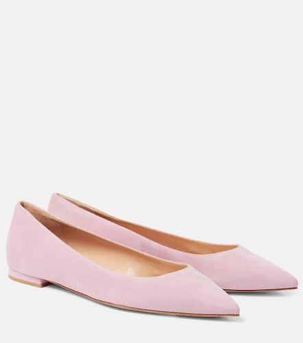 Ballerines Gianvito Flat en daim - Gianvito Rossi - Modalova