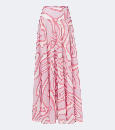 Jupe longue Labirinto en coton - Pucci - Modalova