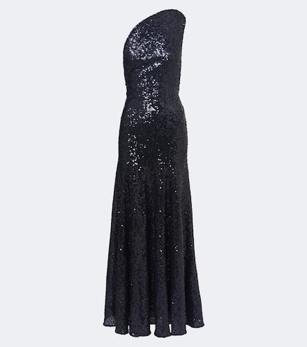 Robe longue asymétrique à sequins - Christopher Esber - Modalova