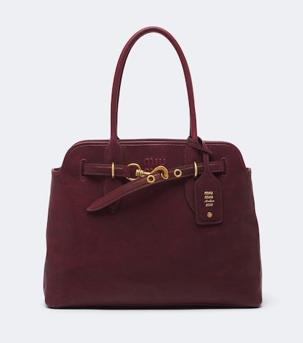 Miu Miu Sac Aventure Medium en cuir - Miu Miu - Modalova