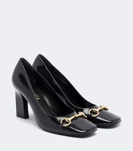 Escarpins Signora Horsebit en cuir - Gucci - Modalova