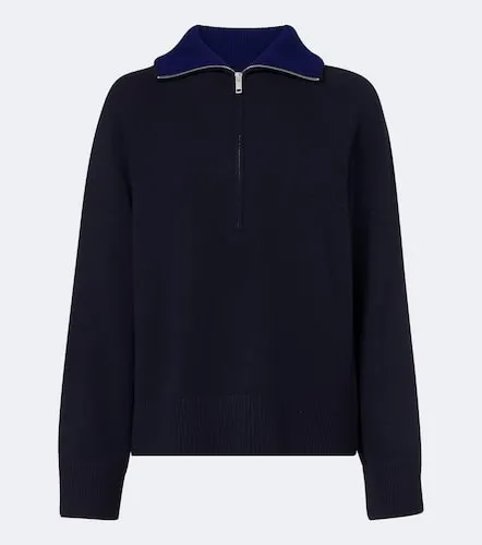 Pull à col zippé en laine et cachemire - Vince - Modalova