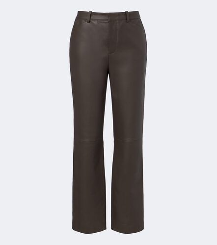 Vince Pantalon droit en cuir - Vince - Modalova