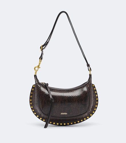 Sac porté épaule Oskan Small en cuir façon serpent - Isabel Marant - Modalova
