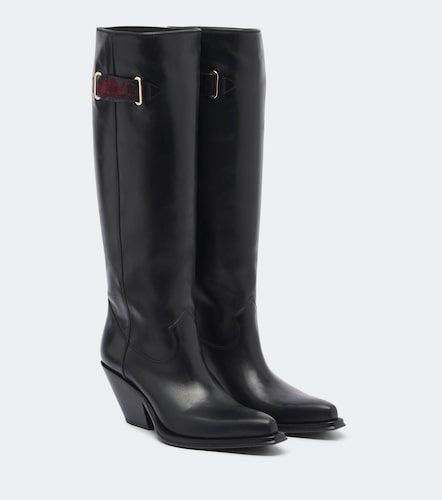 Chloé Bottes Azelan en cuir - Chloe - Modalova