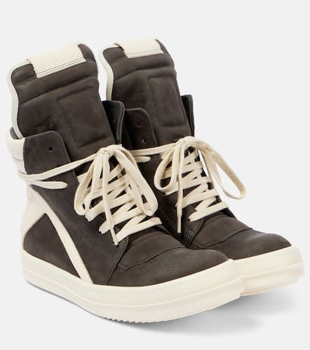 Baskets Geobasket en daim - Rick Owens - Modalova