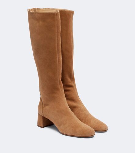 Bottes Saint Honore 50 en daim - Aquazzura - Modalova