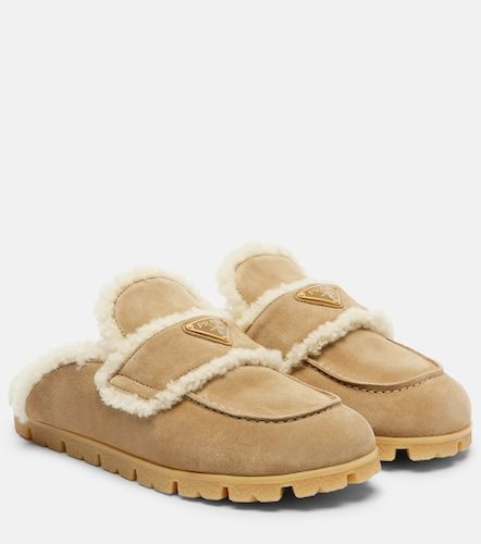 Prada Mules en daim - Prada - Modalova