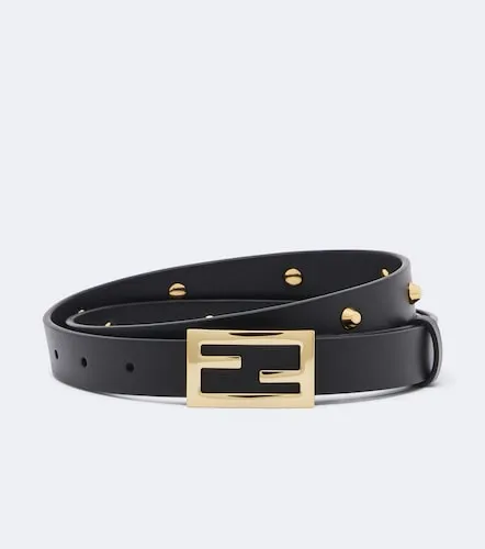 Fendi Ceinture FF en cuir à clous - Fendi - Modalova