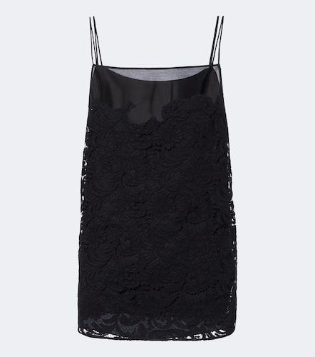 Top Neema en voile de soie et dentelle - Khaite - Modalova