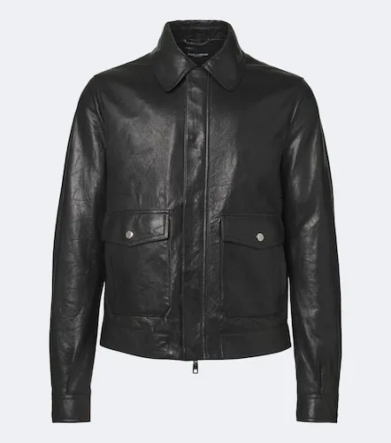 Dolce&Gabbana Veste en cuir - Dolce&Gabbana - Modalova