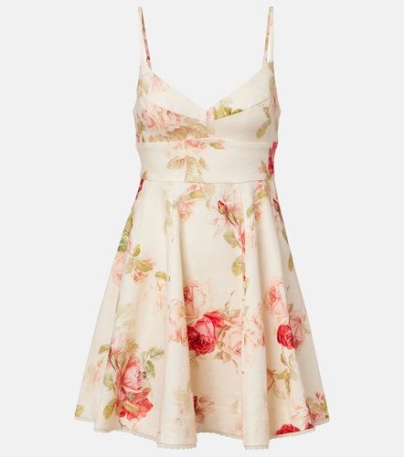 Robe Lucky Picnic en lin à imprimé floral - Zimmermann - Modalova