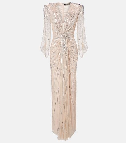 Robe longue Xenia à ornements - Jenny Packham - Modalova