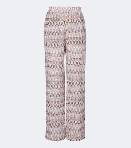 Pantalon ample Olivia à chevrons - Melissa Odabash - Modalova