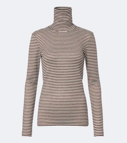 Pull en laine mélangée à rayures - Brunello Cucinelli - Modalova
