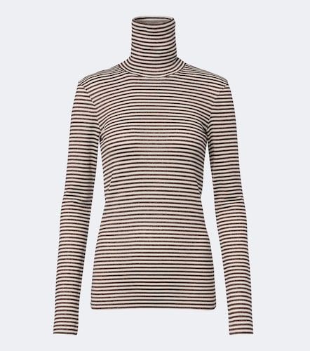 Pull en laine mélangée à rayures - Brunello Cucinelli - Modalova