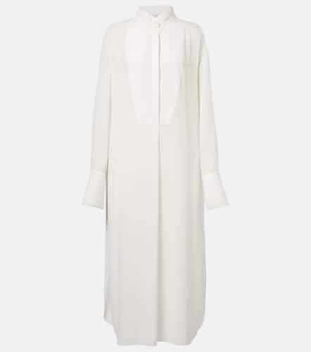 Robe chemise oversize en soie - Alexander McQueen - Modalova