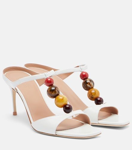 Mules Lena en cuir à ornements - Malone Souliers - Modalova