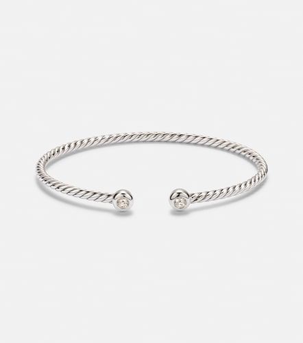Bracelet Cable Flex® Micro en argent sterling 925 et diamants - David Yurman - Modalova