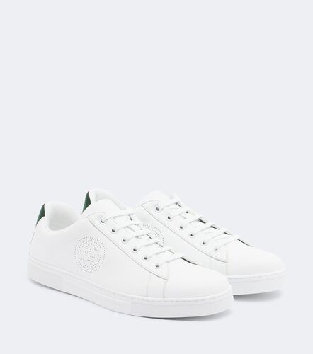 Baskets Ace Web Stripe en cuir - Gucci - Modalova