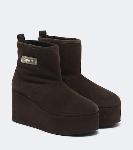 Bottines compensées en daim - Coperni - Modalova
