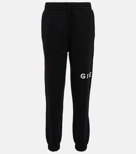 Pantalon de survêtement en coton à logo - Givenchy - Modalova