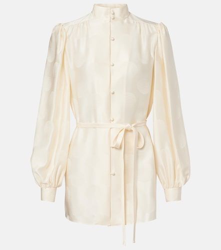 Chemise en soie à ceinture - Valentino Garavani - Modalova