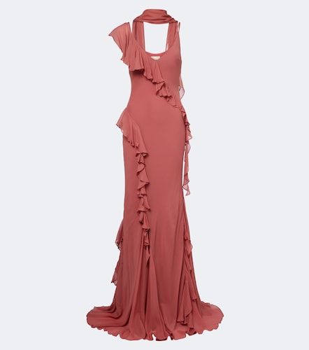 Robe longue Mayara à volants - De La Vali - Modalova