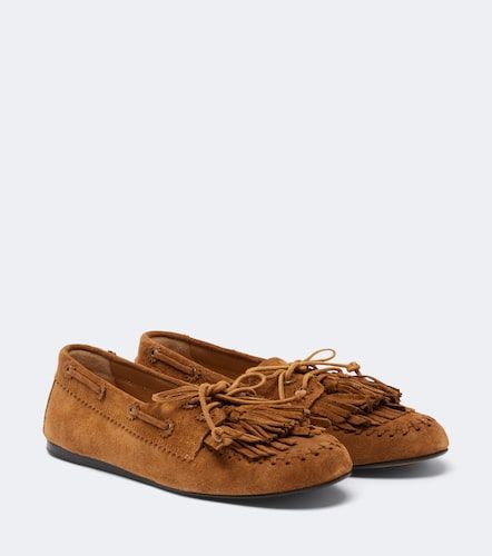 Chaussures bateau Fersi en daim à franges - Isabel Marant - Modalova