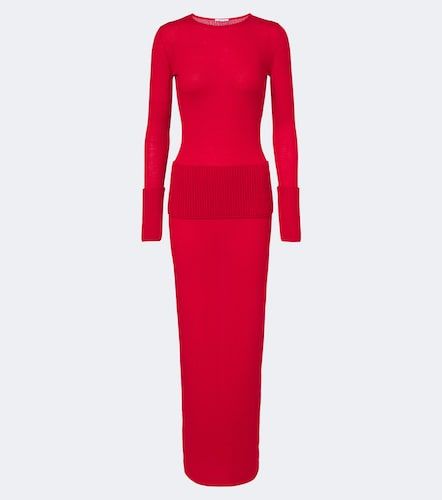 Alaïa Robe longue en laine - Alaia - Modalova
