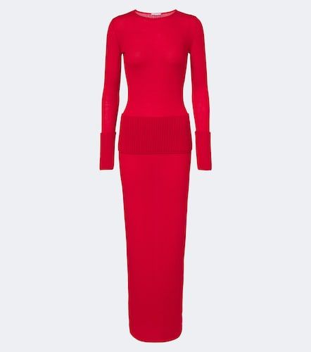 Alaïa Robe longue en laine - Alaia - Modalova