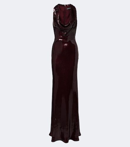 David Koma Robe longue à sequins - David Koma - Modalova