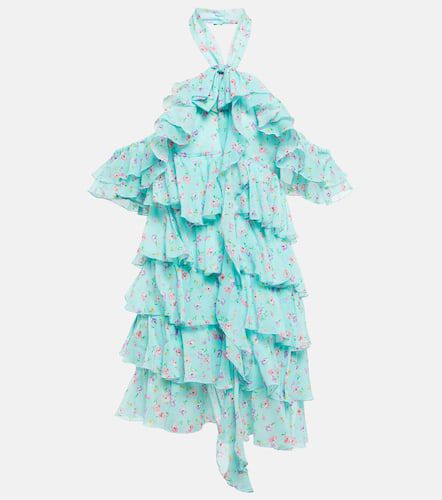 Alessandra Rich Robe en soie - Alessandra Rich - Modalova