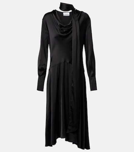 Ganni Robe midi asymétrique - Ganni - Modalova