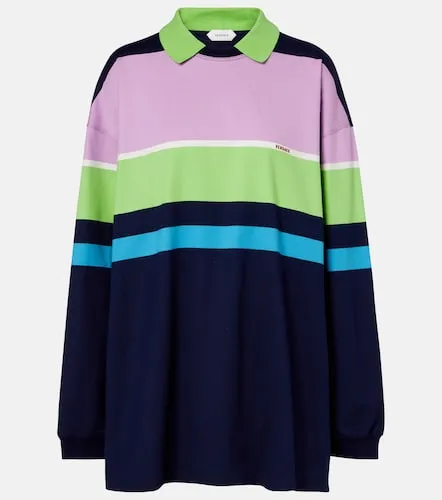 Versace Polo rayé en coton - Versace - Modalova