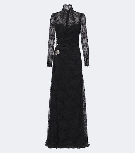 Robe longue en dentelle - Monique Lhuillier - Modalova