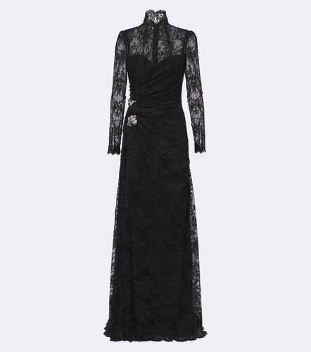 Robe longue en dentelle - Monique Lhuillier - Modalova