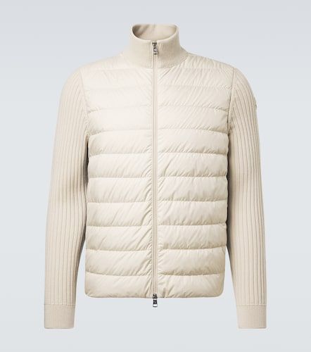 Cardigan matelassé en laine - Moncler - Modalova