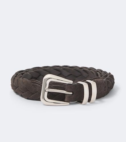 Ceinture tressée en daim - Brunello Cucinelli - Modalova
